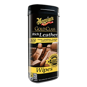 MEGUIAR'S GOLD CLASS RICH LEATHER WIPES