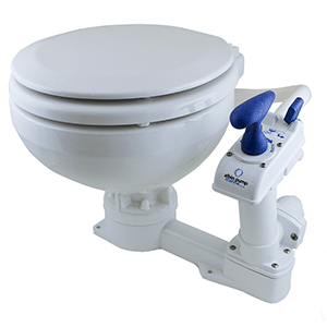 ALBIN PUMP MARINE TOILET  MANUAL COMPACT