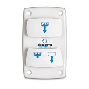 ALBIN PUMP CONTROL SILENT ELECTRIC TOILET ROCKER SWITCH