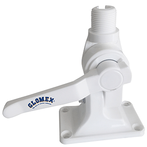 GLOMEX 4-WAY NYLON HEAVY DUTY  RATCHET MOUNT W/ CABLE SLOT &