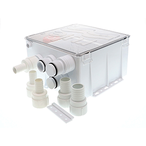 RULE SHOWER DRAIN BOX WITH 800 GPH PUMP 12V