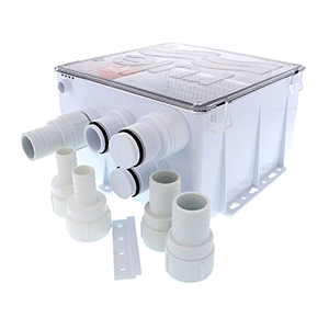 RULE SHOWER DRAIN BOX WITH  1100 GPH PUMP 12V