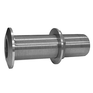 GROCO 3/4" SS EXTRA LONG THRU-HULL FITTING WITH NUT