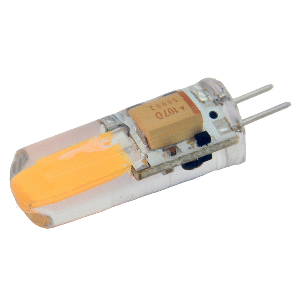 LUNASEA WARM WHITE G4 BULB 2W 12/24 VDC BOTTOM PIN