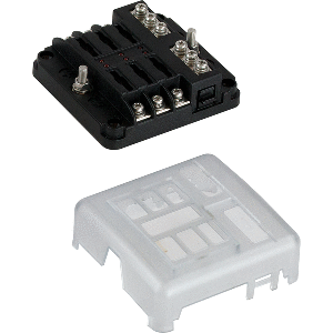 SEA DOG BLADE STYLE LED FUSE BLOCK W/NEGATIVE BUSS BAR