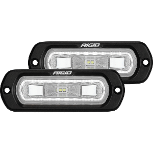 RIGID INDUSTRIES SR-L SERIES SPREADER WHITE HALO PAIR