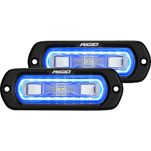 RIGID INDUSTRIES SR-L SERIES SPREADER BLUE HALO PAIR