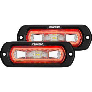 RIGID INDUSTRIES SR-L SERIES SPREADER RED HALO PAIR