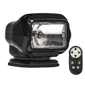 GOLIGHT STRYKER ST SERIES PERMANENT MOUNT BLACK HALOGEN