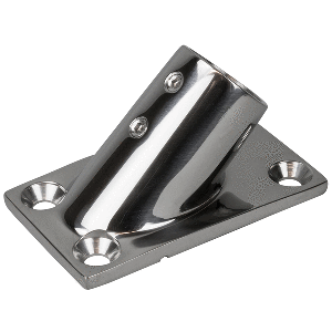 SEA DOG RAIL BASE FITTING RECTANGULAR BASE 45 DEGREE