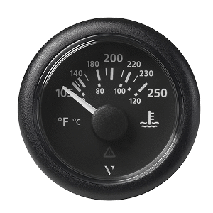 VERATRON 2-1/16" (52MM) VIEWLINE- WATER TEMP GAUGE