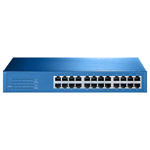 AIGEAN 24 PORT NETWRK SWITCH DESK OR RACK MOUNTABLE