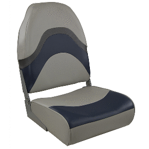 SPRINGFIELD PREMIUM WAVE FOLDING SEAT GRAY/BLUE W/