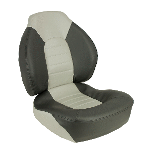 SPRINGFIELD FISH PRO MID BACK FOLDING SEAT CHARCOAL/GREY