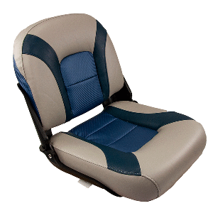 SPRINGFIELD SKIPPER PREMIUM LB FOLDING SEAT BLUE/GREY