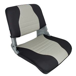 SPRINGFIELD SKIPPER DELUXE FOLDING SEAT CHARCOAL/GREY