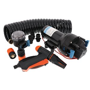 JABSCO HOTSHOT HD6 HEAVY DUTY WASHDOWN PUMP W/ 25' HOSECOIL