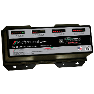 DUAL PRO PS4 AUTO 15A 4 BANK LITHIUM/AGM BATTERY CHARGER