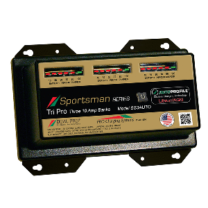 DUAL PRO SS3 AUTO 10A 3 BANK LITHIUM/AGM BATTERY CHARGER