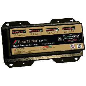 DUAL PRO SS4 AUTO 10A 4 BANK LITHIUM/AGM BATTERY CHARGER