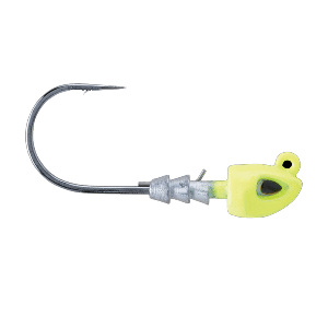 BERKLEY FUSION19 SWIMBAIT JIGHEAD CHARTREUSE 1/0 1/8OZ