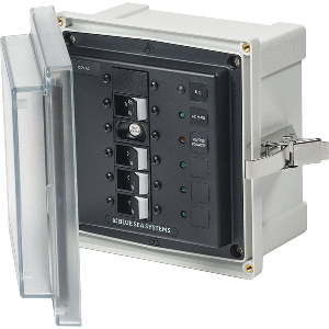 BLUE SEA 3128 SMS PANEL ENCLOSURE 120V 30A 3CB