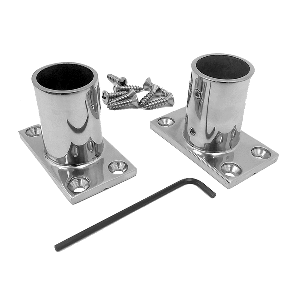 NAVPOD SS FEET FOR 1.25" TUBING RECTANGULAR BASE W/