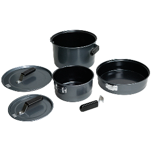 COLEMAN STEEL FAMILY SIZE   CAMP COOKWARE