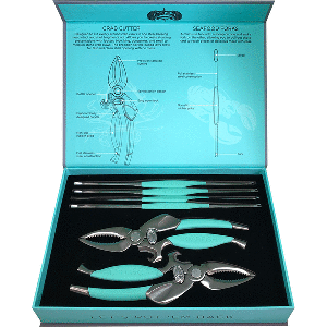 TOADFISH CRAB AND LOBSTER TOOL SET - 2 CRAB CUTTERS