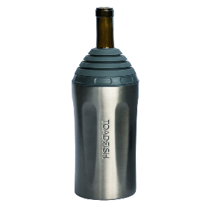 TOADFISH STAINLESS WINE CHILLER - GRAPHITE